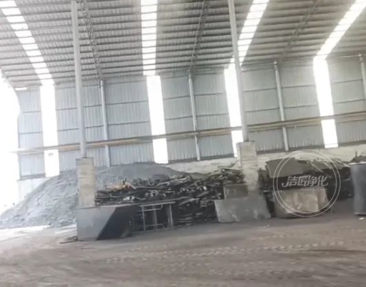 為陶瓷廠煤氣站安裝100+個(gè)高壓噴霧頭！Dejing的凈?除臭顯實(shí)力！